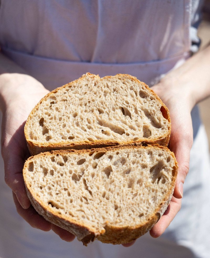 Цельнозерновой пшеничный хлеб пекарня Традиция